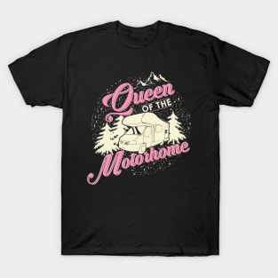 Queen Of The Motorhome RV Camping Girl Gift T-Shirt